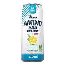 Olimp EAA Xplode Drink Zero 330 ml, sycený drink s esenciálními aminokyselinami a kofeinem