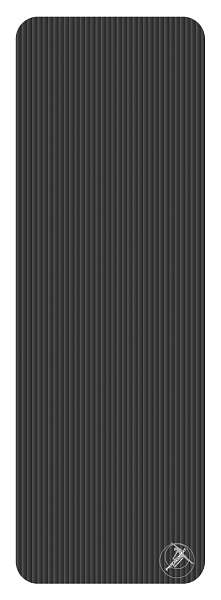 Trendy Sport Profi Gym Mat Professional 180x60cm, podložka na cvičení, černá