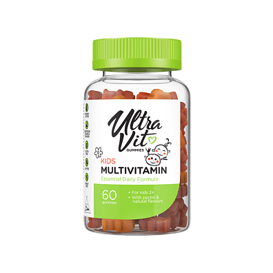 VPLab UltraVit Multivitamin 60 Gummies, želatinové bonbóny pro děti obsahující vitamíny a minerály