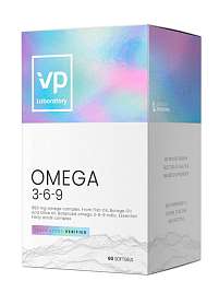 VPLab Omega 3-6-9, 60 kapslí, měkké kapsle s omega 3-6-9 mastnými kyselinami