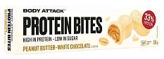Body Attack Protein Bites 3 x 16 g, pralinky s arašídovou náplní a čokoládovou polevou