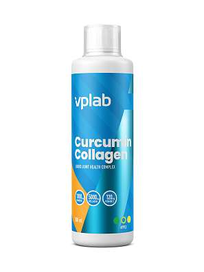 VPLab Curcumin Collagen 500 ml, kurkumin s hydrolyzovaným kolagenem Verisol® a vitamínem C, expirace: 12/2023