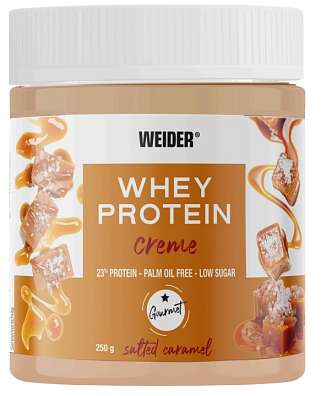 Weider Whey Protein Creme 23% Protein 250 g, karamelový krém se syrovátkovou bílkovinou