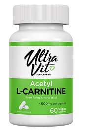 VPLab Acetyl L-Carnitine 60 kapslí, kapsle s acetyl-l-karnitinem, exspirace: 12/2023