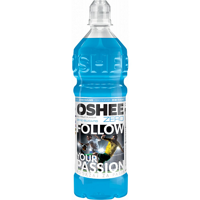 OSHEE Zero Sport Drink 750 ml, nesycený nápoj bez cukru s vitaminem B a l-karnitinem