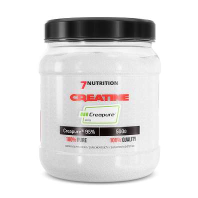 7NUTRITION Creatine 500 g, sypký mikronizovaný kreatin Creapure® s taurinem
