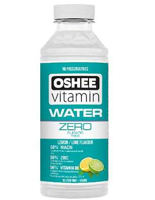 OSHEE Vitamin Water Zero 555 ml, vitamínová voda bez kalorií s vitaminy B a zinkem