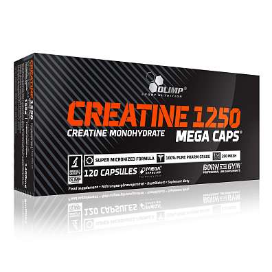 Olimp Creatine 1250, 120 kapslí, kreatin monohydrát