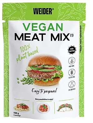 Weider Vegan Meat Mix 150 g, veganská náhrada masa v prášku