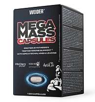 Weider Mega Mass Capsules 120 cps, anabolická směs pro tvorbu svalové hmoty