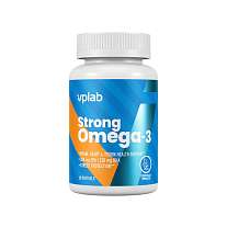 VPLab Strong Omega 3, 60 Softgels, omega 3 mastné kyseliny s vitamínem E, exspirace: 02/2026