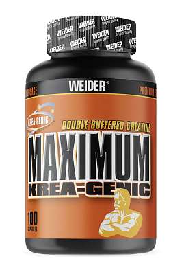 Weider Maximum Krea-Genic 100 cps, patentovaná forma kreatinu