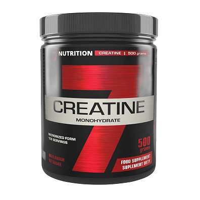 7NUTRITION Creatine 500 g, sypký mikronizovaný kreatin s taurinem