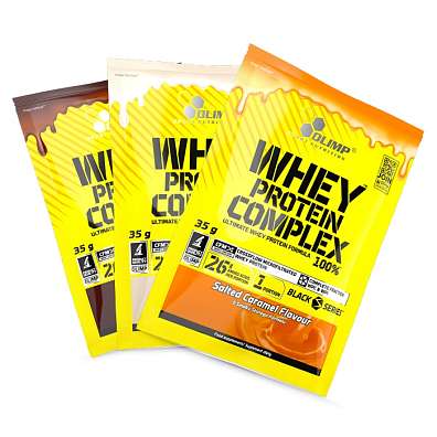 Olimp Whey Protein Complex 100%, 35g, syrovátkový koncentrát + izolát