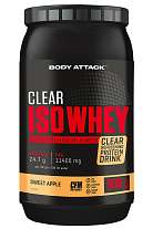 Body Attack Clear Iso Whey 900g, syrovátkový proteinový izolát CFM