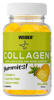 Weider Collagen Gummies 50 ks, želatinové bonbóny s kolagenem a vitamínem C