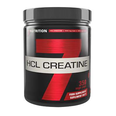 7Nutrition HCL Creatine 350 cps, mikronizovaný kreatin hydrochlorid s taurinem