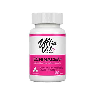 VPLab Echinacea+ 60 cps, extrakt třapatkovky nachové, vitamín C a extrakt z plodů šípků