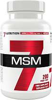 7NUTRITION MSM 200 cps, organická sloučenina síry methylsulfonylmethan 