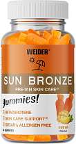 Weider Sun Bronze 40 Gummies, želatinové bonbóny s vitamínem A, beta-karotenem, zeaxanthinem a luteinem