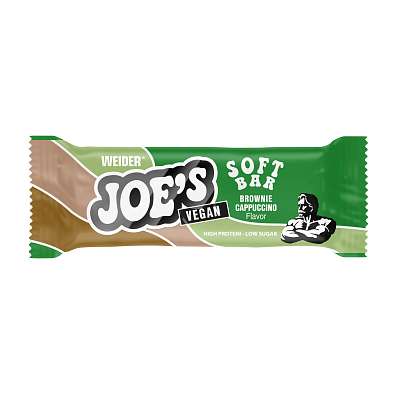 Weider Joe´s Soft Bar 50 g, tyčinka se zvýšeným obsahem bílkovin vhodná i pro vegany, exspirace: 02/2024