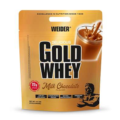 Weider Gold Whey 2000 g, syrovátkový koncentrát, exspirace: 11/2026