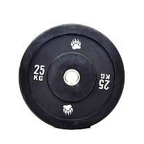 Bumper Plate gumový olympijský kotouč Bear Foot 25 kg