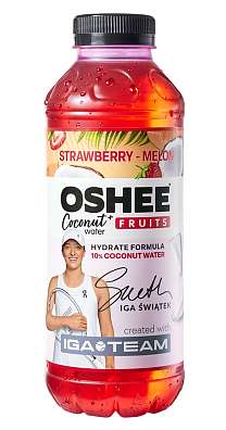 OSHEE Vitamin Water Fruits + Coconut Water 555 ml, vitamínová voda s minerály a kokosovou vodou, exspirace: 26.03.2025