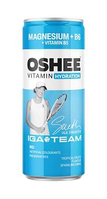 OSHEE Vitamin Energy 250 ml, sycený nealkoholický nápoj s hořčíkem, exspirace: 19.03.2025