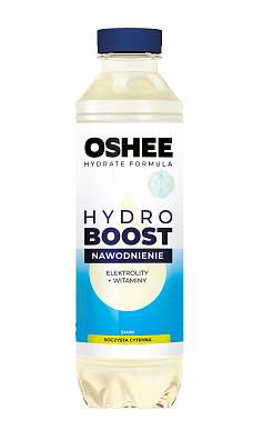 OSHEE Hydro Boost 555 ml, izotonický nesycený nápoj, exspirace: 26.03.2025