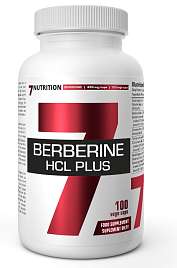 7NUTRITION Berberine HCL Plus 100 cps, berberin, skořice, kurkuminoidy a piperin