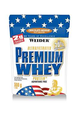 Weider Premium Whey 500 g, syrovátkový koncentrát + isolát, exspirace: 05/2025