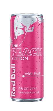 Red Bull energy drink, 250 ml, White Peach