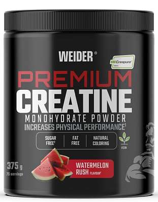 Weider Premium Creatine Creapure Monohydrate Powder 375 g, sypká ochucená forma kreatinu