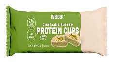 Weider Protein Cups 2 x 21 g, proteinové koláčky s pistáciovým máslem 
