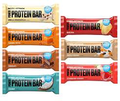 Body Attack Power Protein Bar 35g, proteinová tyčinka s vitamíny a l-karnitinem