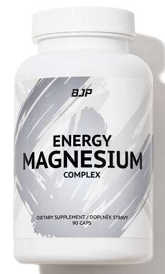 BJP Magnesium Energy Complex 90 cps, hořčík malát a citrát, koenzym Q10 a vitamín B6