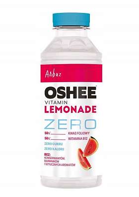 OSHEE Vitamin Lemonade Zero 555 ml, vitamínová voda bez kalorií s vitamíny řady B