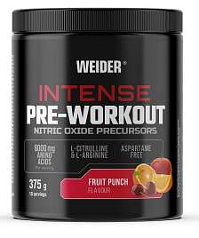 Weider Intense Pre-Workout 375 g, sypká předtréninková směs s kofeinem
