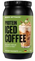 Body Attack Protein Iced Coffee 900 g, syrovátkový koncentrát s kávou s kofeinem