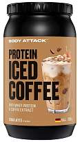 Body Attack Protein Iced Coffee 900 g, syrovátkový koncentrát s kávou s kofeinem