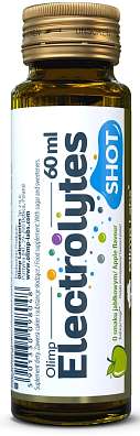Olimp Electrolytes Shot 60 ml, elektrolyty sodík, draslík, hořčík v tekuté formě