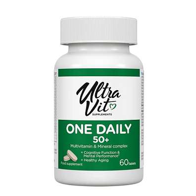 VPLab One Daily 50+ Multivitamin & Mineral Complex 60 tablet, exspirace: 01/2026
