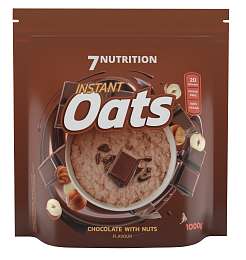 7NUTRITION Instant Oats 1000 g, instantní ovesné vločky ve formě jemně mleté ovesné mouky