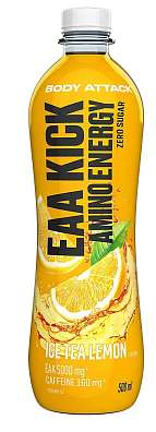 Body Attack EAA Kick Amino Energy 500 ml, nápoj s esenciálními aminokyselinami a kofeinem