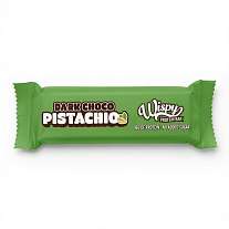 Wispy Protein Bar Dark Choco Pistachio 55 g, extra měkká proteinová tyčinka s 2 g cukru