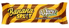 Wispy Protein Bar Banana Split 55 g, extra měkká proteinová tyčinka s 2 g cukru