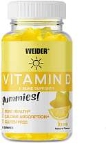 Weider Vitamin D 50 gummies, želatinové bonbóny obsahující vitamín D, exspirace: 25.12.2026