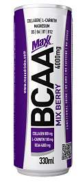Maxx BCAA 330 ml, hořčíkem, vitamíny, minerály, L-karnitinem, bez kofeinu
