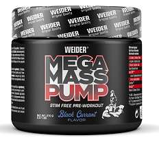 Weider Mega Mass Pump 270 g, N.O. předtréninková směs bez kofeinu